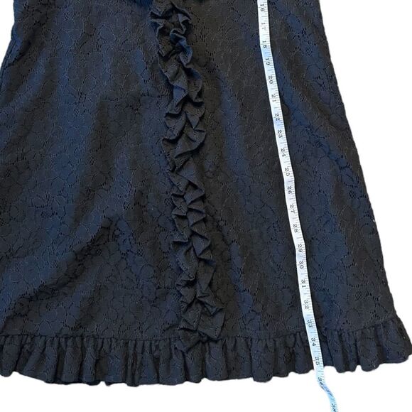 Marc By Marc Jacobs A-Line Lace Sleeveless Dress with Bow & Ruffle Detail Size 8 - Picture 15 of 15